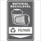 Material reciclável - filtros 
